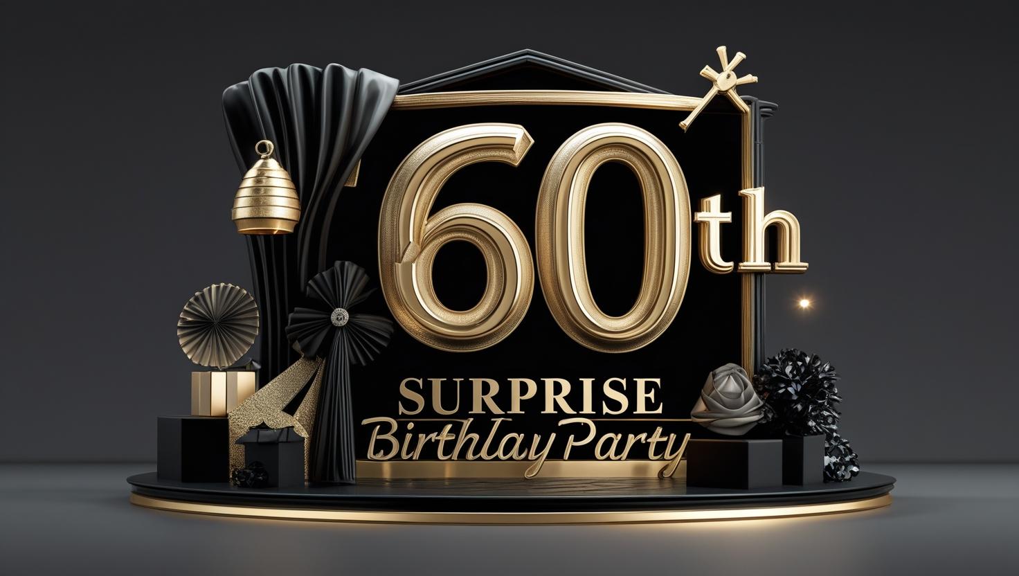 🎂 Behind the Bake: My Aunt’s Surprise 60th Birthday Cake